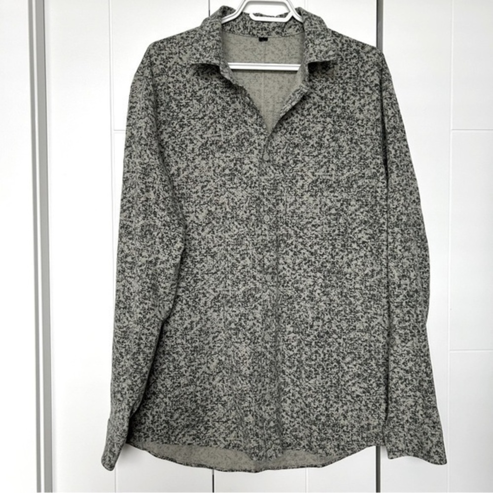 Lululemon Particle Camo Performance Button Front Shirt.